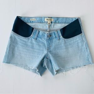 Madewell | Maternity Relaxed Fit Denim Shorts NWT 29 Cutoff Style